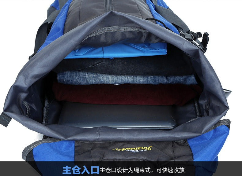 70L Large Capacity Hiking Backpack – Waterproof Trekking Rucksack with Ergonomic Support System for Men & Women | 0621