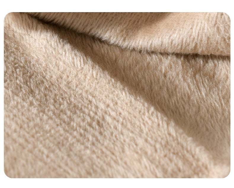 Winter Thickened Casual Vintage Stand Collar Corduroy Long Sleeve Shirt Velvet Thick Warm Tops | 9433