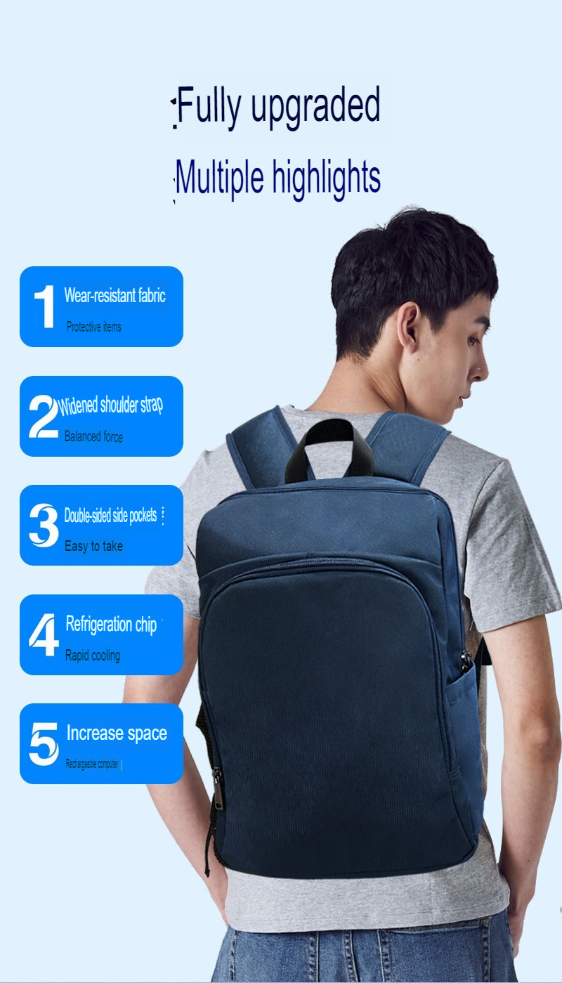 SenmiCool 30L Outdoor Summer AC Backpack With Semiconductor Mini Air Conditioner Fan For Hiking , Muslim Pilgrimage Hajj Umrah travel & Mountaineering Bag