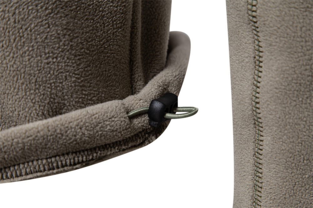 Pull à col montant et fermeture éclair pour homme, sweat-shirt uni à manches longues pour l'hiver | HD08