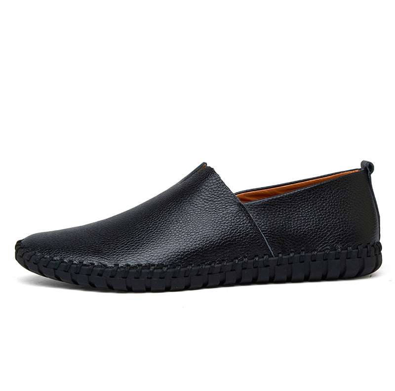 Men's Handmade Gommino Penny Loafers – Lightweight Leather Driving Shoes | Casual Slip-On Flats | 955