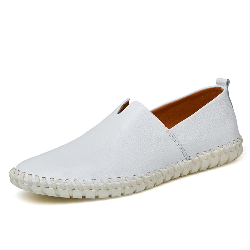 Men's Handmade Gommino Penny Loafers – Lightweight Leather Driving Shoes | Casual Slip-On Flats | 955