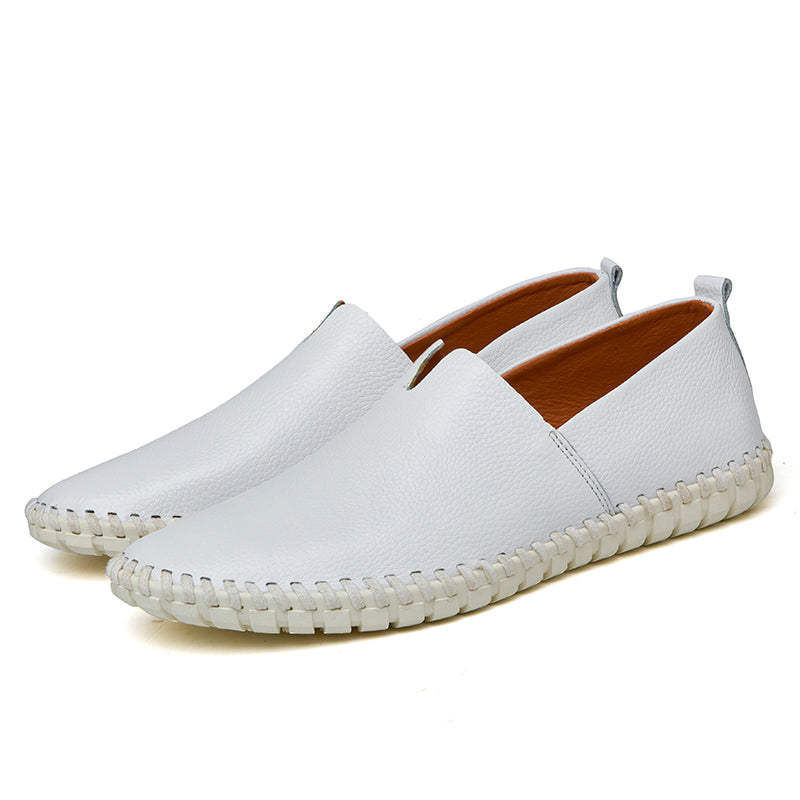 Men's Handmade Gommino Penny Loafers – Lightweight Leather Driving Shoes | Casual Slip-On Flats | 955
