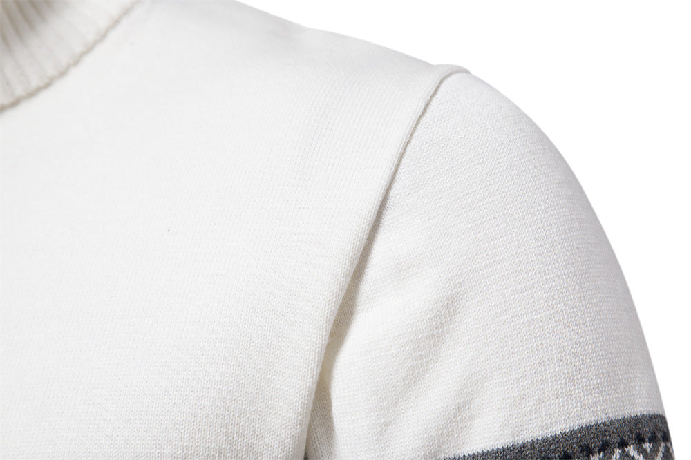 Maglioni invernali caldi in cotone da uomo con motivi etnici, maglione casual | M316