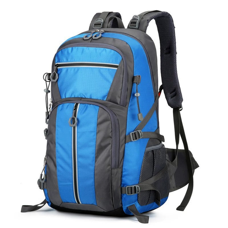 50L Waterproof Hiking Backpack – Large Capacity Outdoor Travel Rucksack with Breathable Design & Reflective Safety Strips | 2205