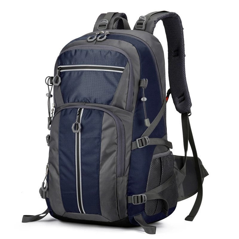 50L Waterproof Hiking Backpack – Large Capacity Outdoor Travel Rucksack with Breathable Design & Reflective Safety Strips | 2205