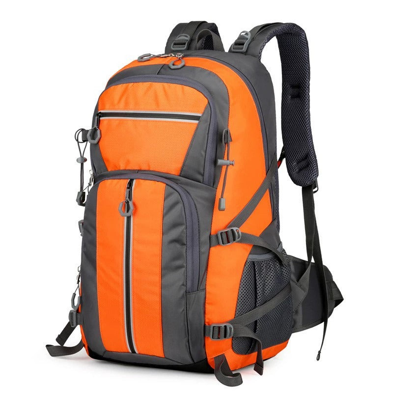50L Waterproof Hiking Backpack – Large Capacity Outdoor Travel Rucksack with Breathable Design & Reflective Safety Strips | 2205