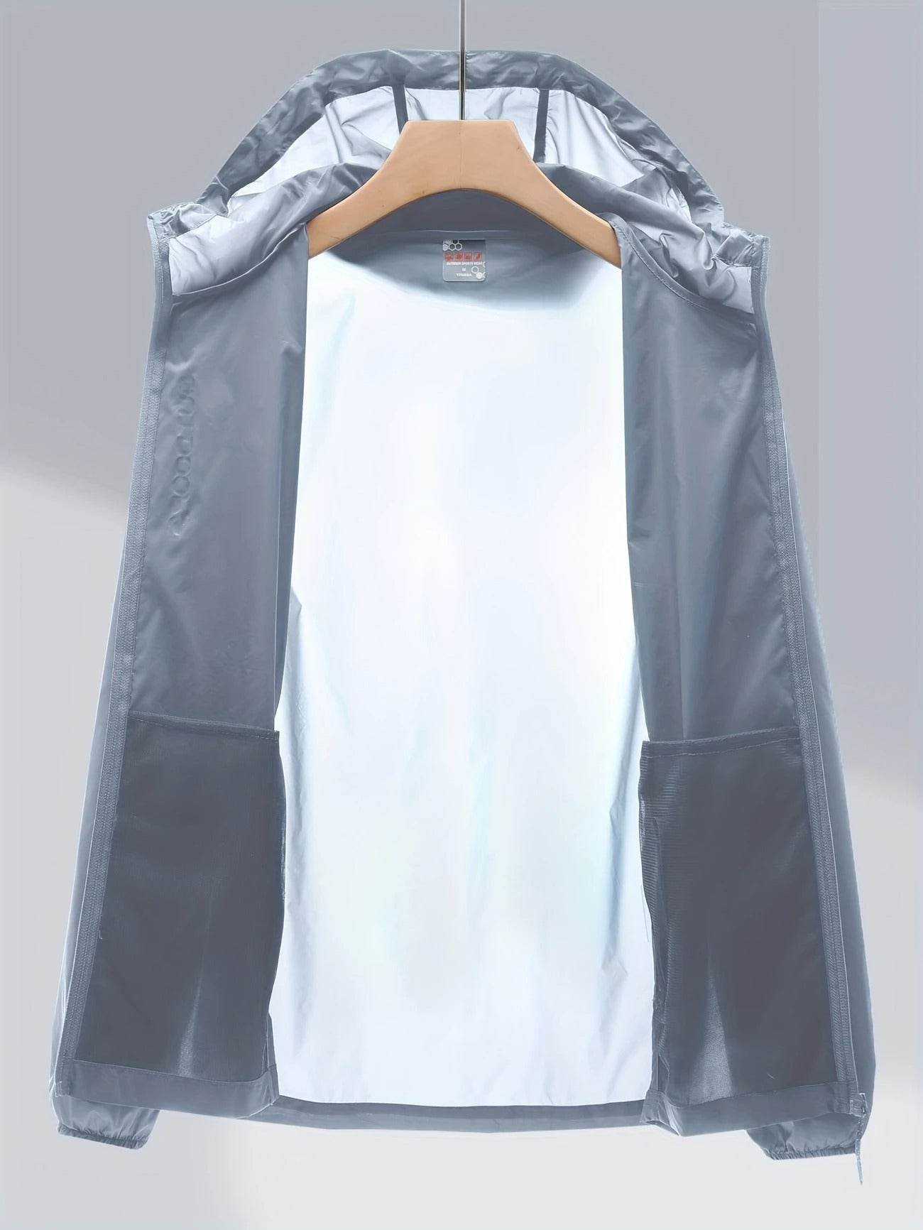 Men's UPF 50+ Sun Hoodie – Lightweight Zip-Up w/ Pockets | Moisture-Wicking & Breathable | 2208