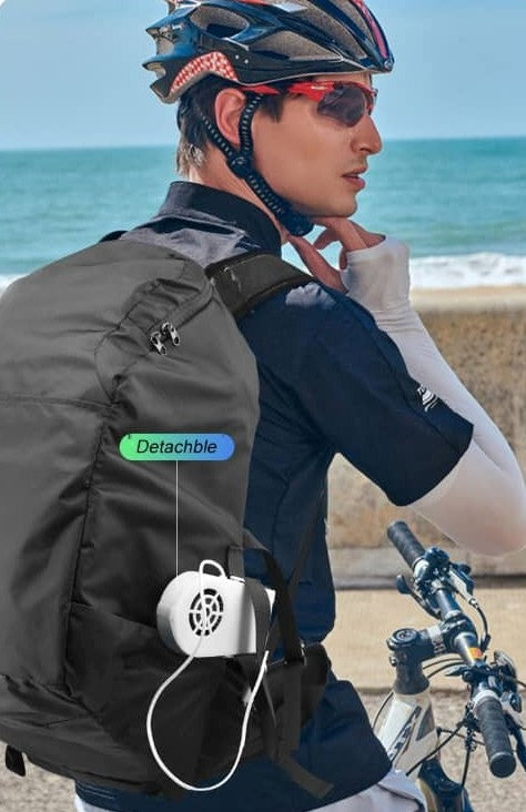 SenmiCool Outdoor Summer Backpack With Semiconductor Mini AC Fan For Hiking ,Hajj Umrah travel & Mountaineering Bag