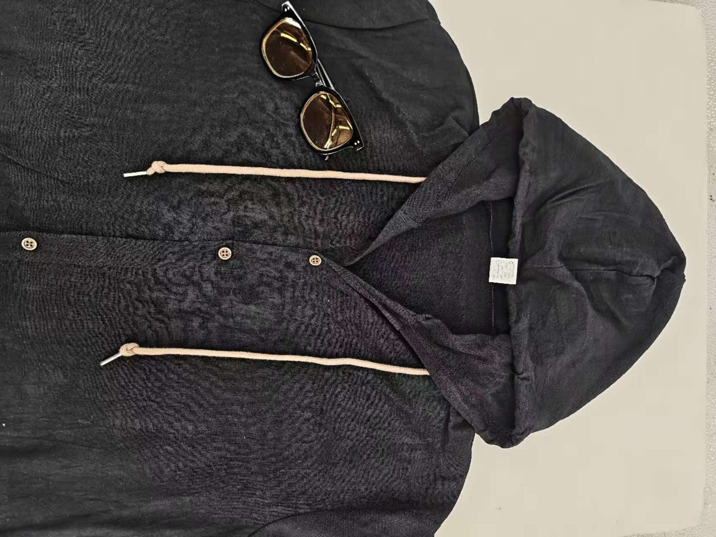 Men's Oversized Linen Shirt – Short-Sleeve Hooded Top | Breathable Amekaji Casual Style | Relaxed Fit Summer Overshirt | Spring 2025 Collection | 2455C