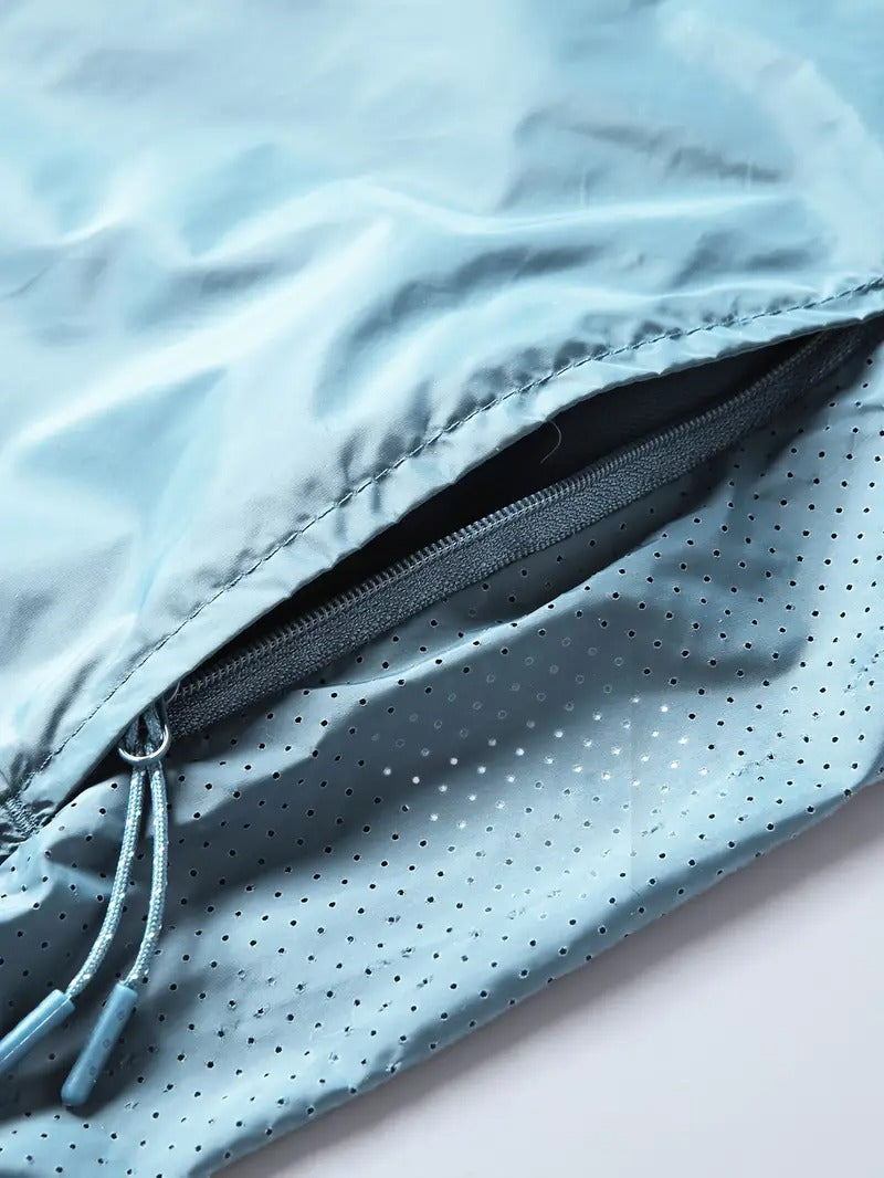 Men's UPF 50+ Sun Hoodie – Lightweight Zip-Up w/ Pockets | Moisture-Wicking & Breathable | 2208