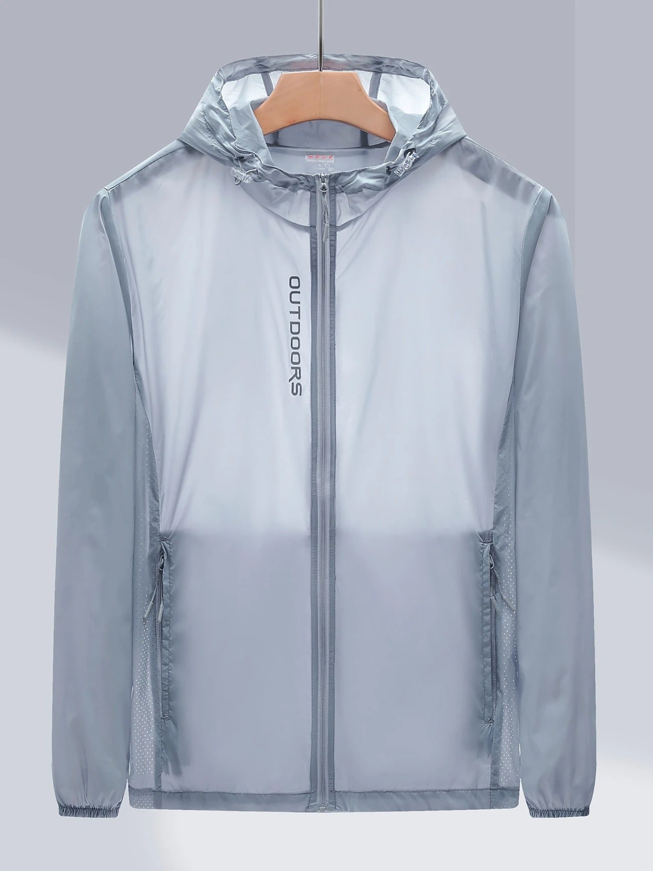 Men's UPF 50+ Sun Hoodie – Lightweight Zip-Up w/ Pockets | Moisture-Wicking & Breathable | 2208