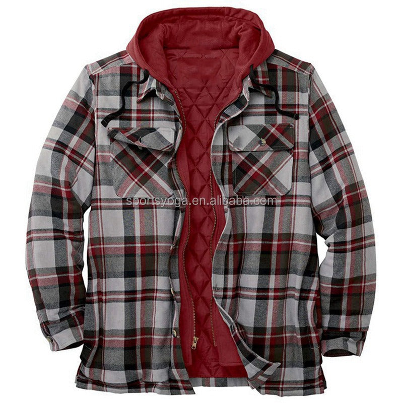 Winter Jacket Single-breasted Thicken Long Sleeve Hoodie | 210901