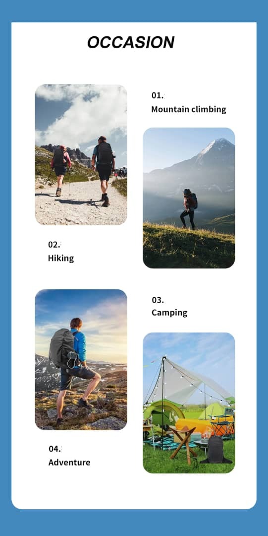 SenmiCool Outdoor Summer Backpack With Semiconductor Mini AC Fan For Hiking ,Hajj Umrah travel & Mountaineering Bag