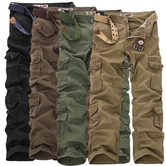 Men Cargo Pants Military Trousers Casual Multi-Pocket Long Pants | 012jb