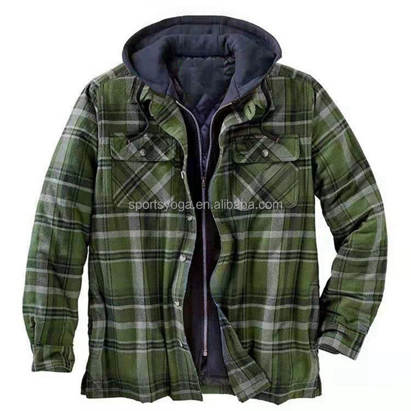 Winter Jacket Single-breasted Thicken Long Sleeve Hoodie | 210901