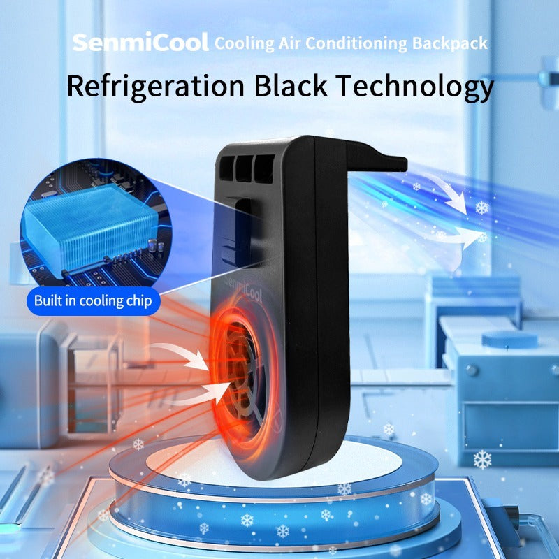 SenmiCool 30L Outdoor Summer AC Backpack With Semiconductor Mini Air Conditioner Fan For Hiking , Muslim Pilgrimage Hajj Umrah travel & Mountaineering Bag