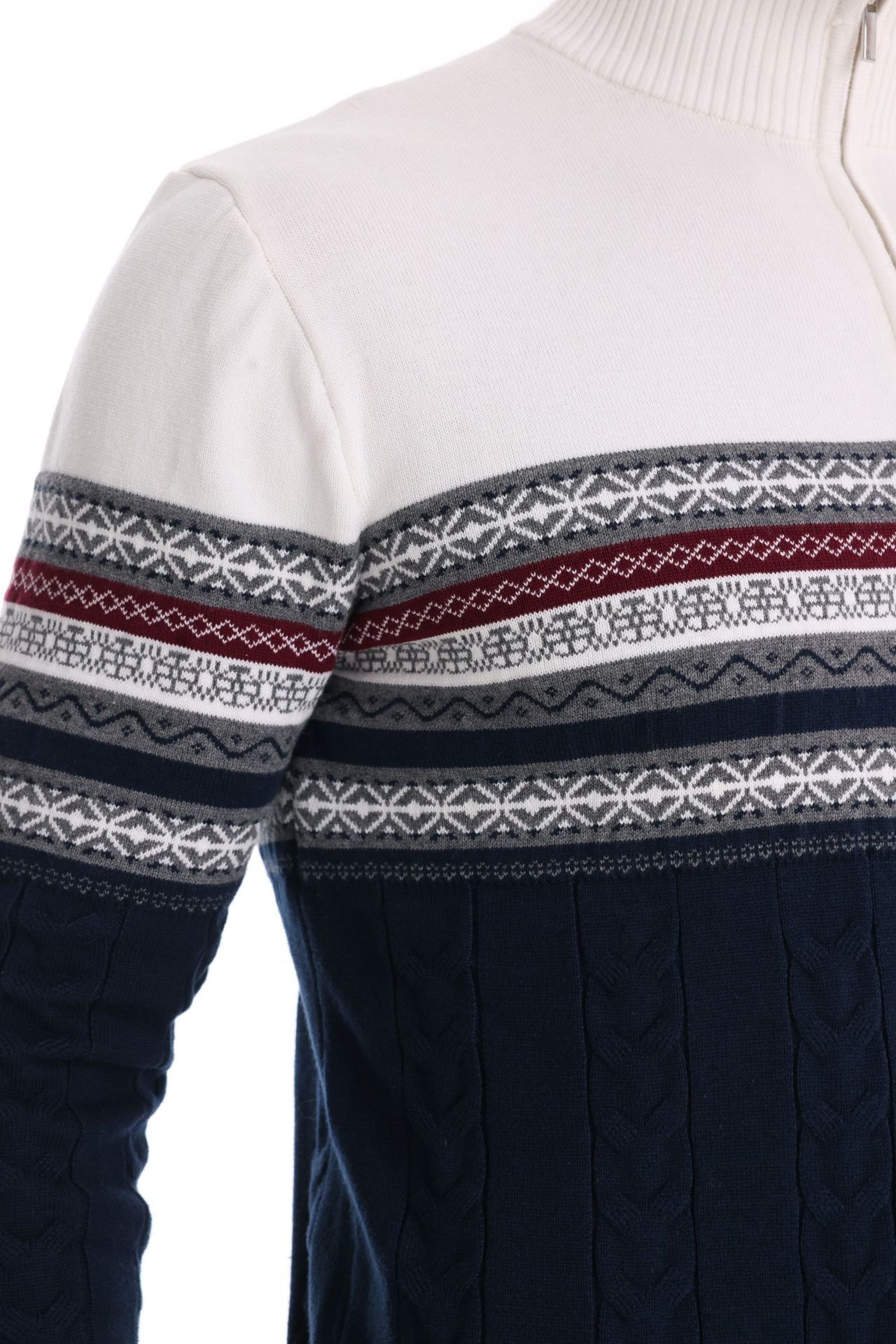 Maglioni invernali caldi in cotone da uomo con motivi etnici, maglione casual | M316