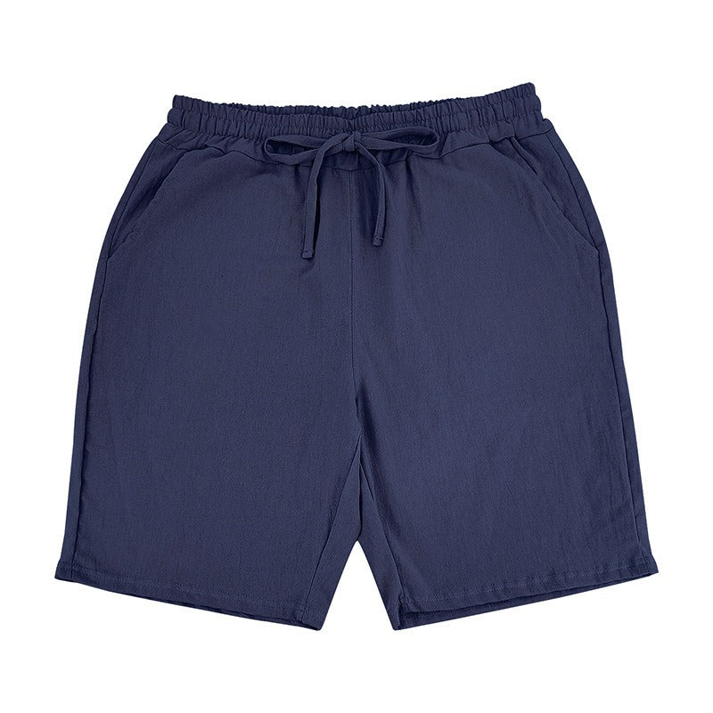 Men’s Summer Linen Hooded Shirt & Shorts Set Lightweight Casual Beachwear Set | CW15