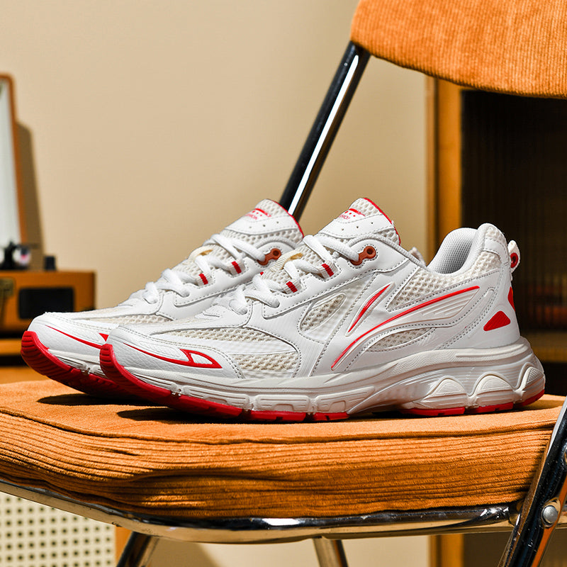 Men’s Retro Sport Sneakers – Lightweight Breathable Trainers with Cushioned Sole | A98