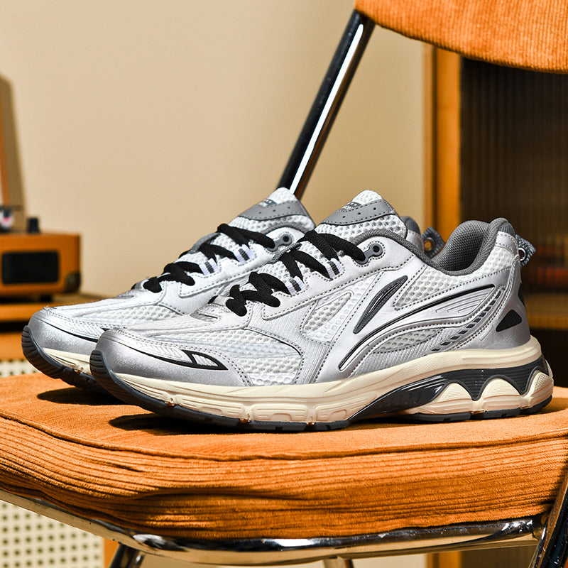 Men’s Retro Sport Sneakers – Lightweight Breathable Trainers with Cushioned Sole | A98