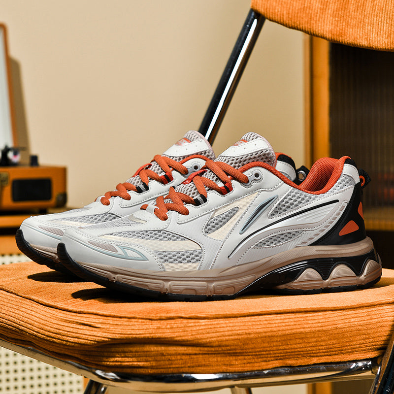 Men’s Retro Sport Sneakers – Lightweight Breathable Trainers with Cushioned Sole | A98