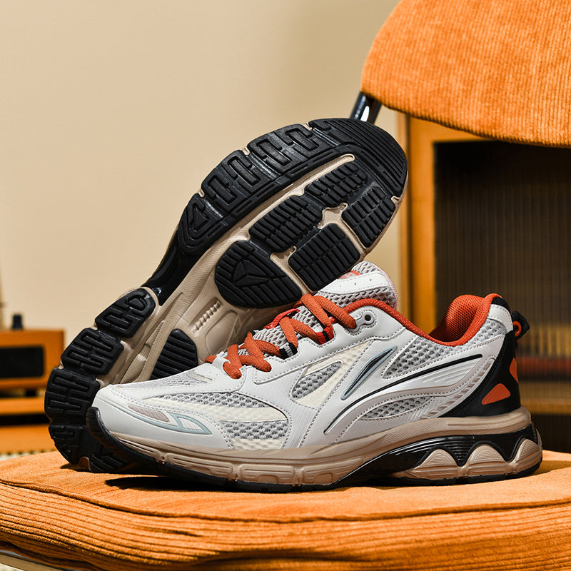 Men’s Retro Sport Sneakers – Lightweight Breathable Trainers with Cushioned Sole | A98
