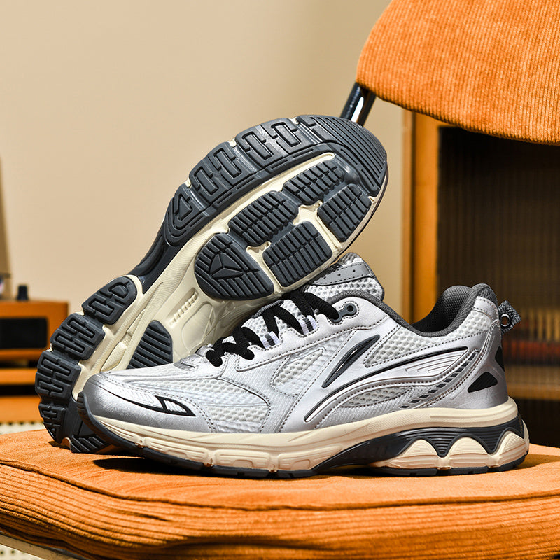 Men’s Retro Sport Sneakers – Lightweight Breathable Trainers with Cushioned Sole | A98