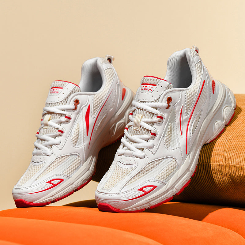 Men’s Retro Sport Sneakers – Lightweight Breathable Trainers with Cushioned Sole | A98
