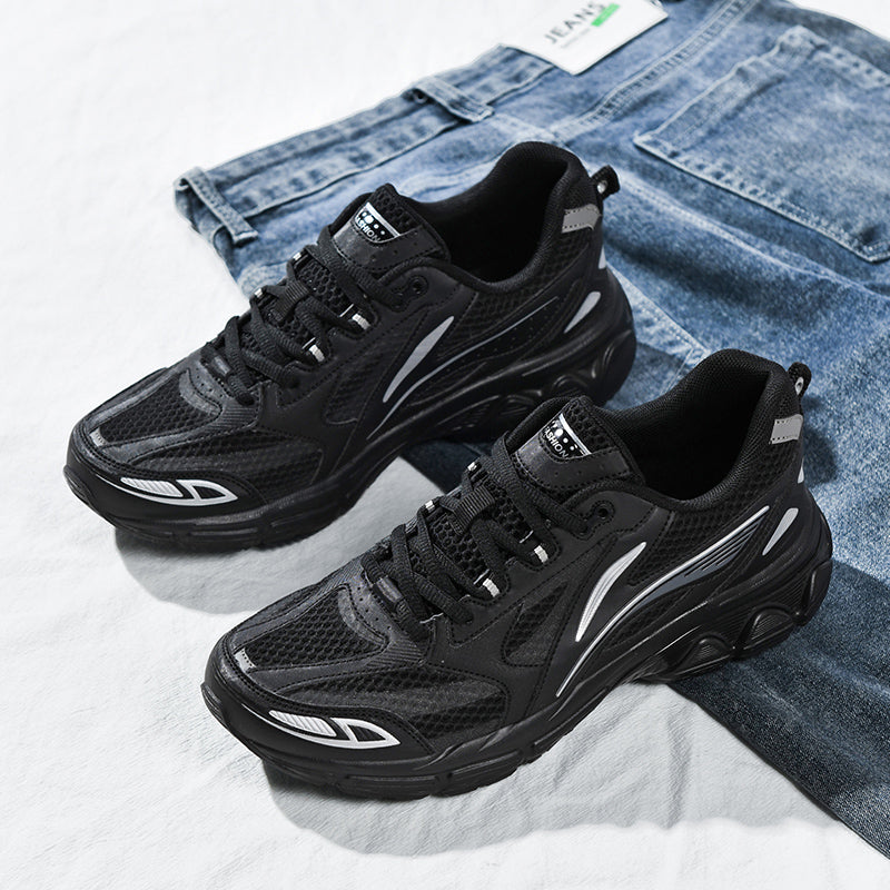 Men’s Retro Sport Sneakers – Lightweight Breathable Trainers with Cushioned Sole | A98