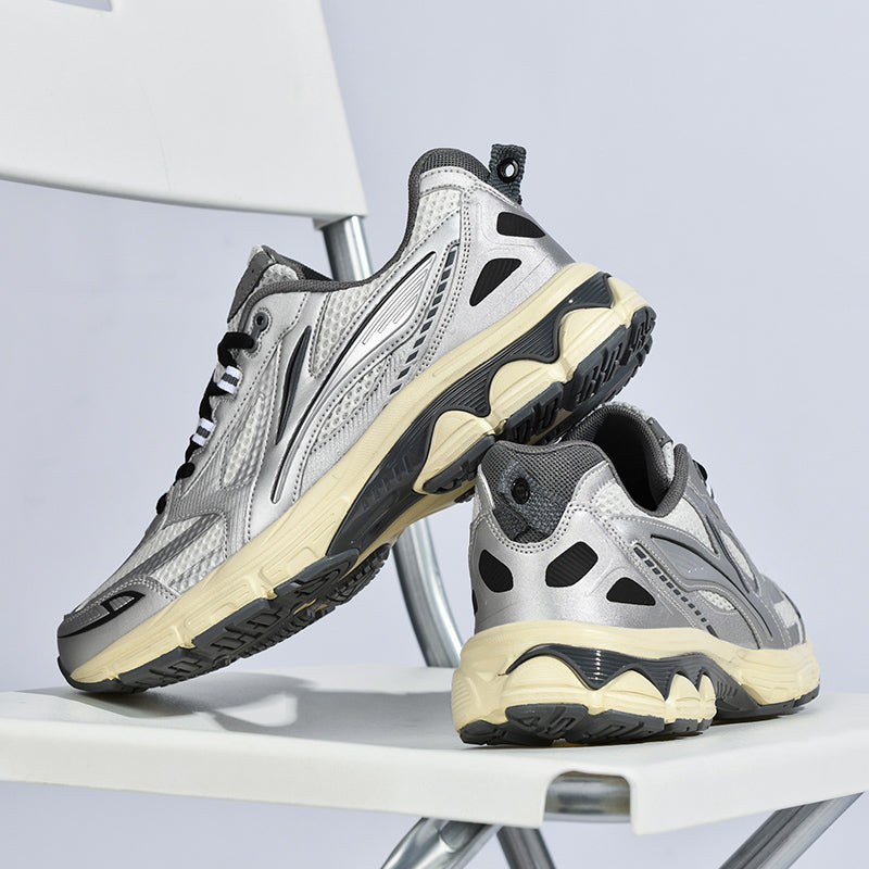 Men’s Retro Sport Sneakers – Lightweight Breathable Trainers with Cushioned Sole | A98