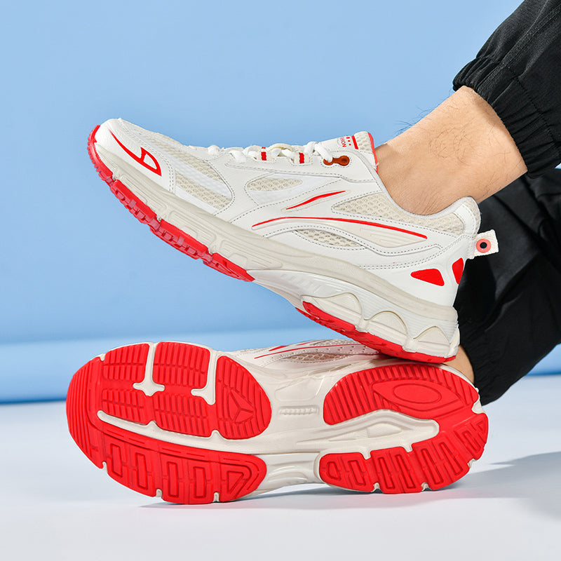 Men’s Retro Sport Sneakers – Lightweight Breathable Trainers with Cushioned Sole | A98