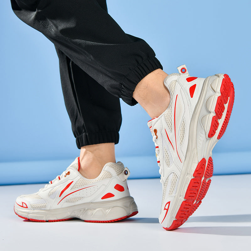 Men’s Retro Sport Sneakers – Lightweight Breathable Trainers with Cushioned Sole | A98