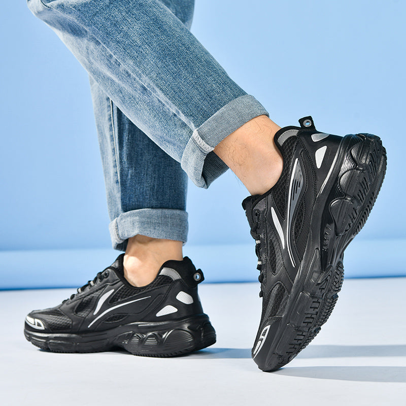 Men’s Retro Sport Sneakers – Lightweight Breathable Trainers with Cushioned Sole | A98