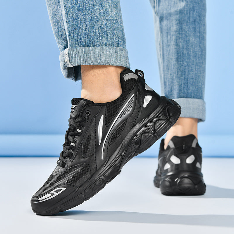 Men’s Retro Sport Sneakers – Lightweight Breathable Trainers with Cushioned Sole | A98