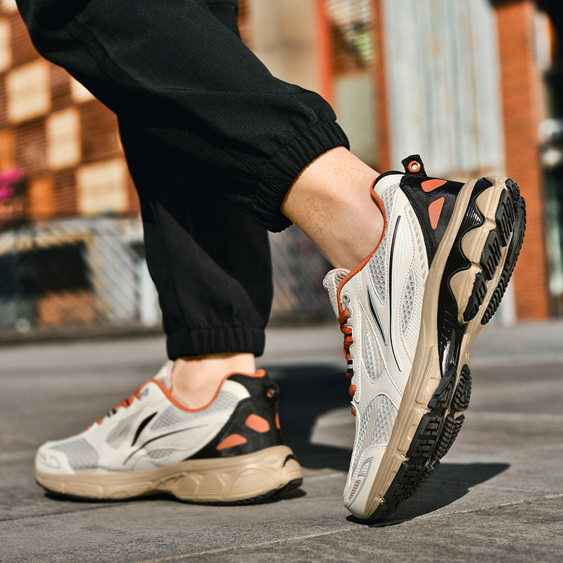 Men’s Retro Sport Sneakers – Lightweight Breathable Trainers with Cushioned Sole | A98