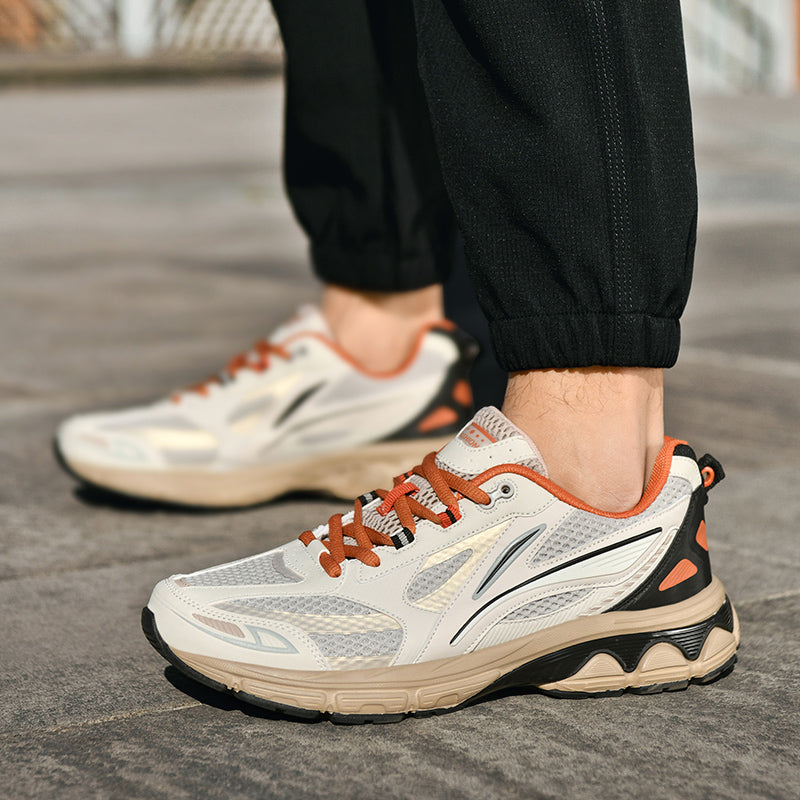 Men’s Retro Sport Sneakers – Lightweight Breathable Trainers with Cushioned Sole | A98