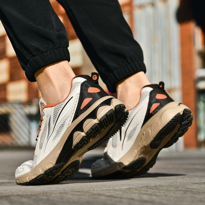 Men’s Retro Sport Sneakers – Lightweight Breathable Trainers with Cushioned Sole | A98