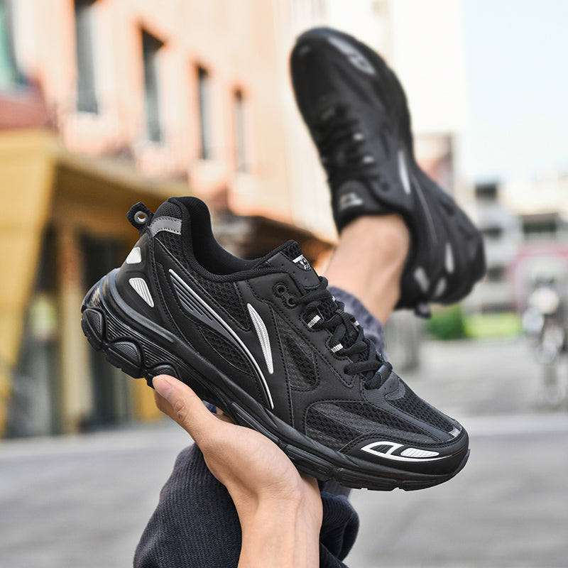 Men’s Retro Sport Sneakers – Lightweight Breathable Trainers with Cushioned Sole | A98