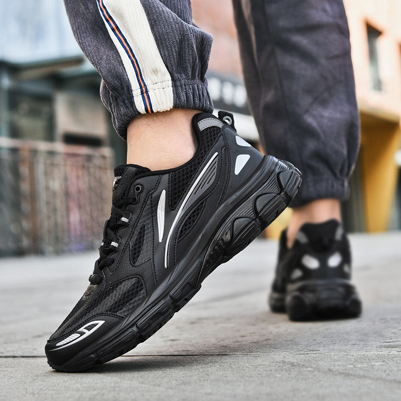 Men’s Retro Sport Sneakers – Lightweight Breathable Trainers with Cushioned Sole | A98