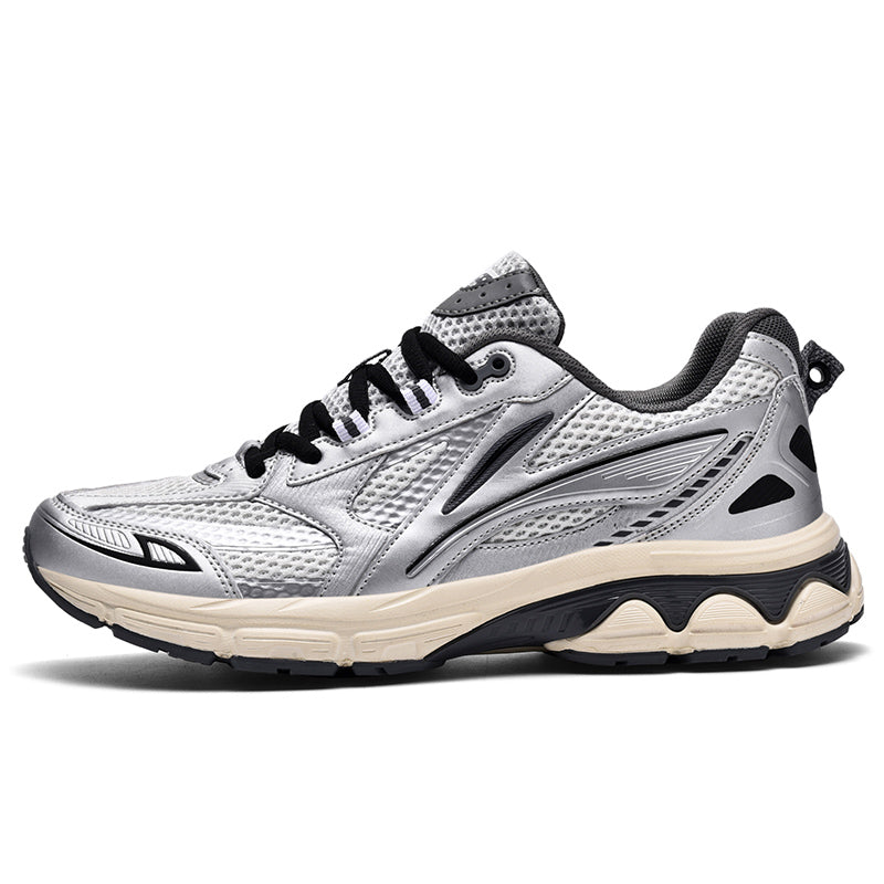 Men’s Retro Sport Sneakers – Lightweight Breathable Trainers with Cushioned Sole | A98