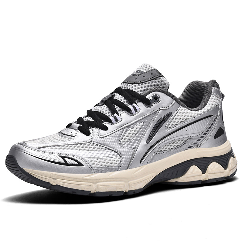 Men’s Retro Sport Sneakers – Lightweight Breathable Trainers with Cushioned Sole | A98