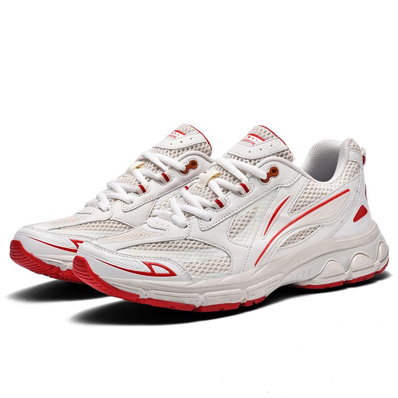 Men’s Retro Sport Sneakers – Lightweight Breathable Trainers with Cushioned Sole | A98