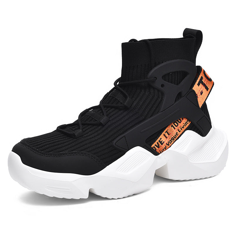 Men’s Trendy Knit Running Sneakers – Ultra-Lightweight, Breathable & Shock-Absorbing Sport Shoes | 803-1