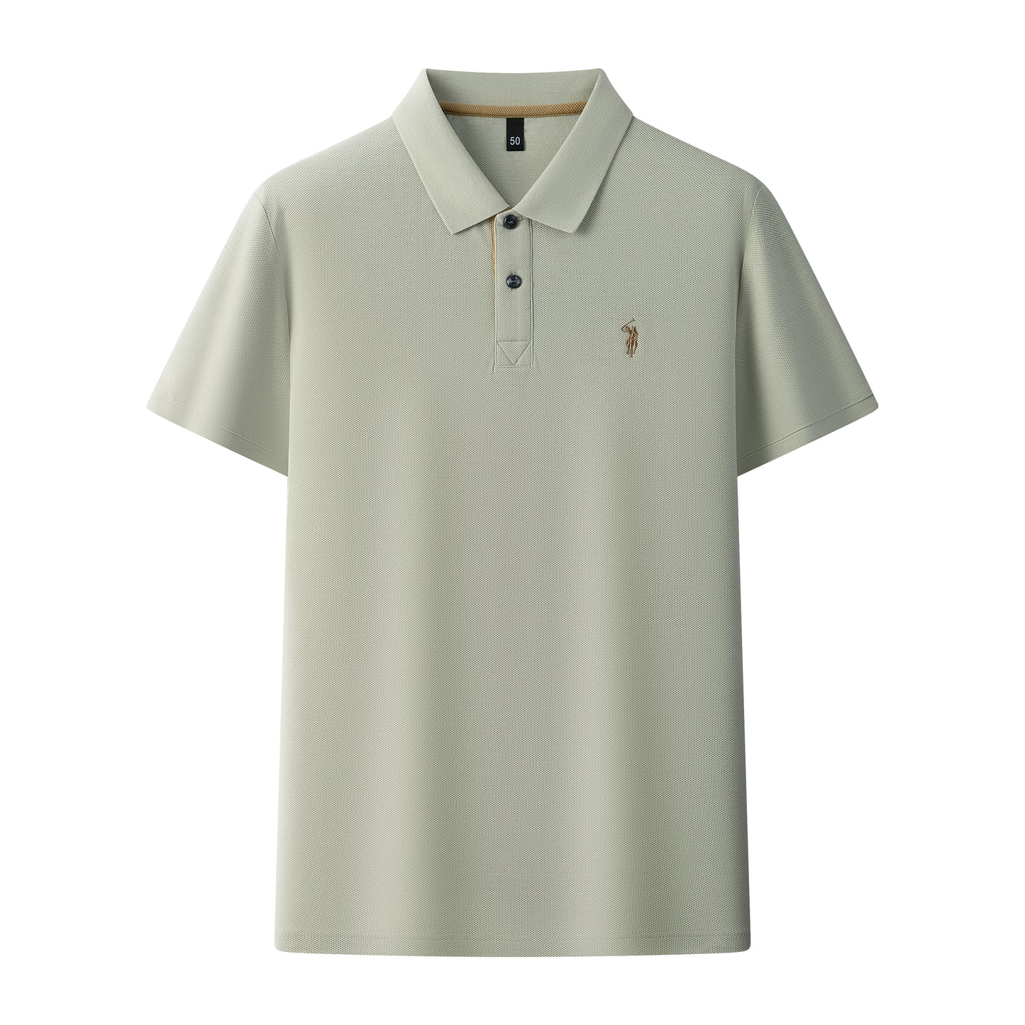 Men's Premium 220GSM Hexagonal Pearl Mercerized Cotton Polo Shirt Embroidered Summer Collection | 8561