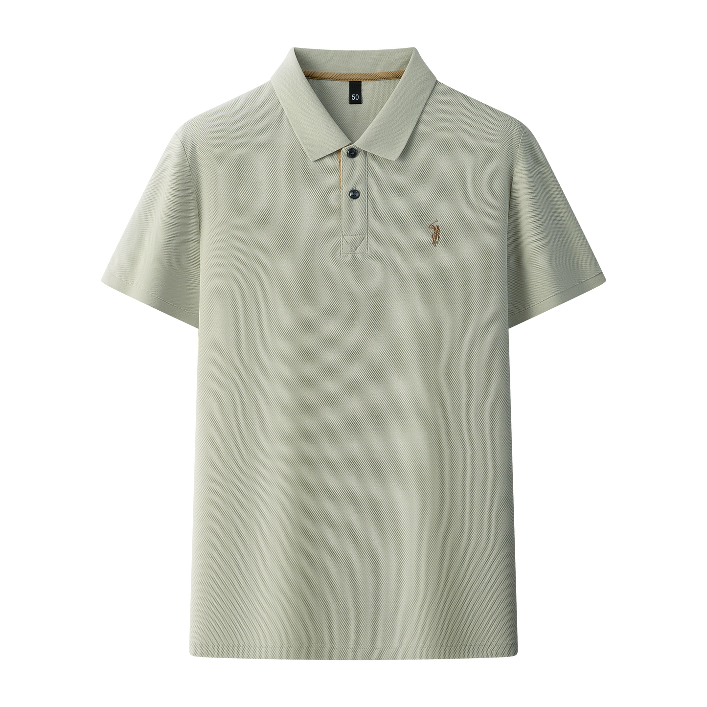 Men's Premium 220GSM Hexagonal Pearl Mercerized Cotton Polo Shirt Embroidered Summer Collection | 8561