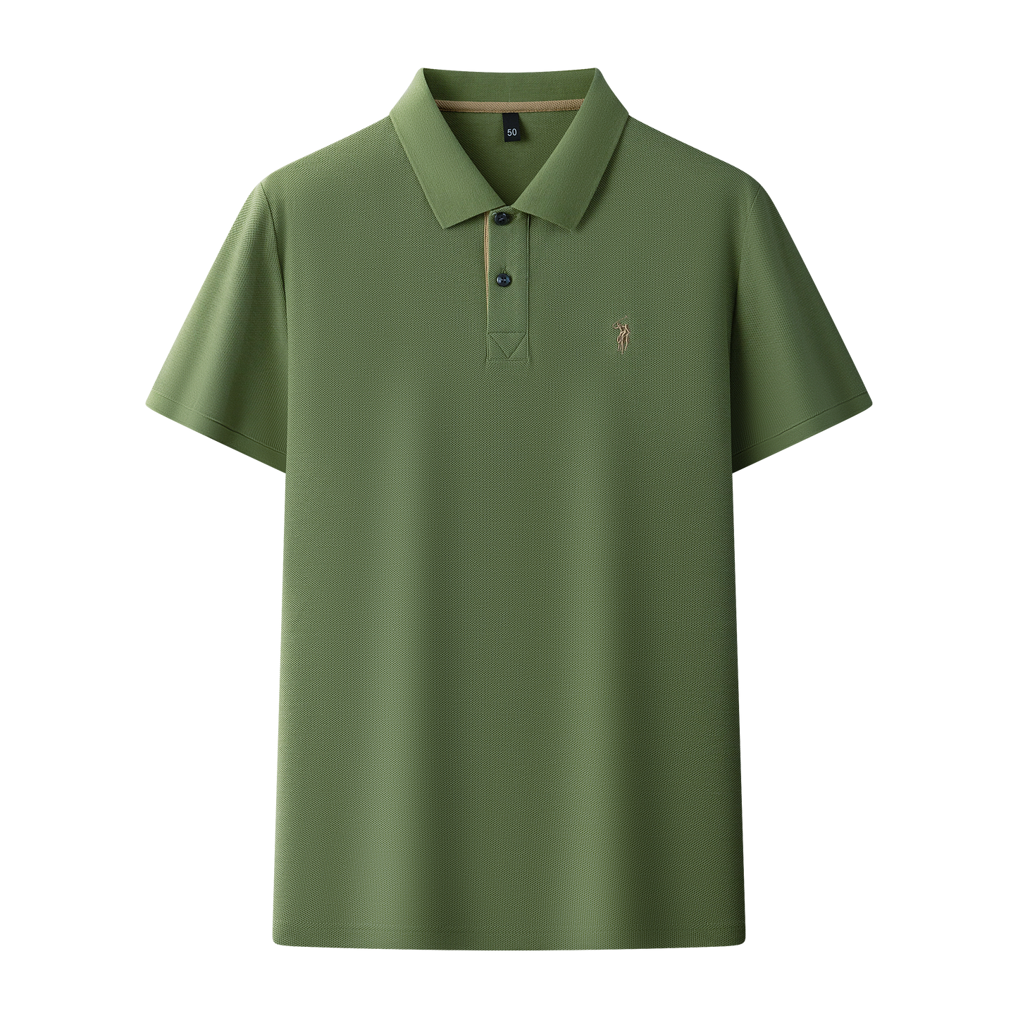Men's Premium 220GSM Hexagonal Pearl Mercerized Cotton Polo Shirt Embroidered Summer Collection | 8561