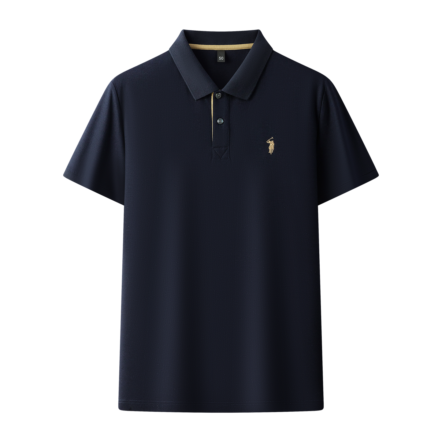 Men's Premium 220GSM Hexagonal Pearl Mercerized Cotton Polo Shirt Embroidered Summer Collection | 8561