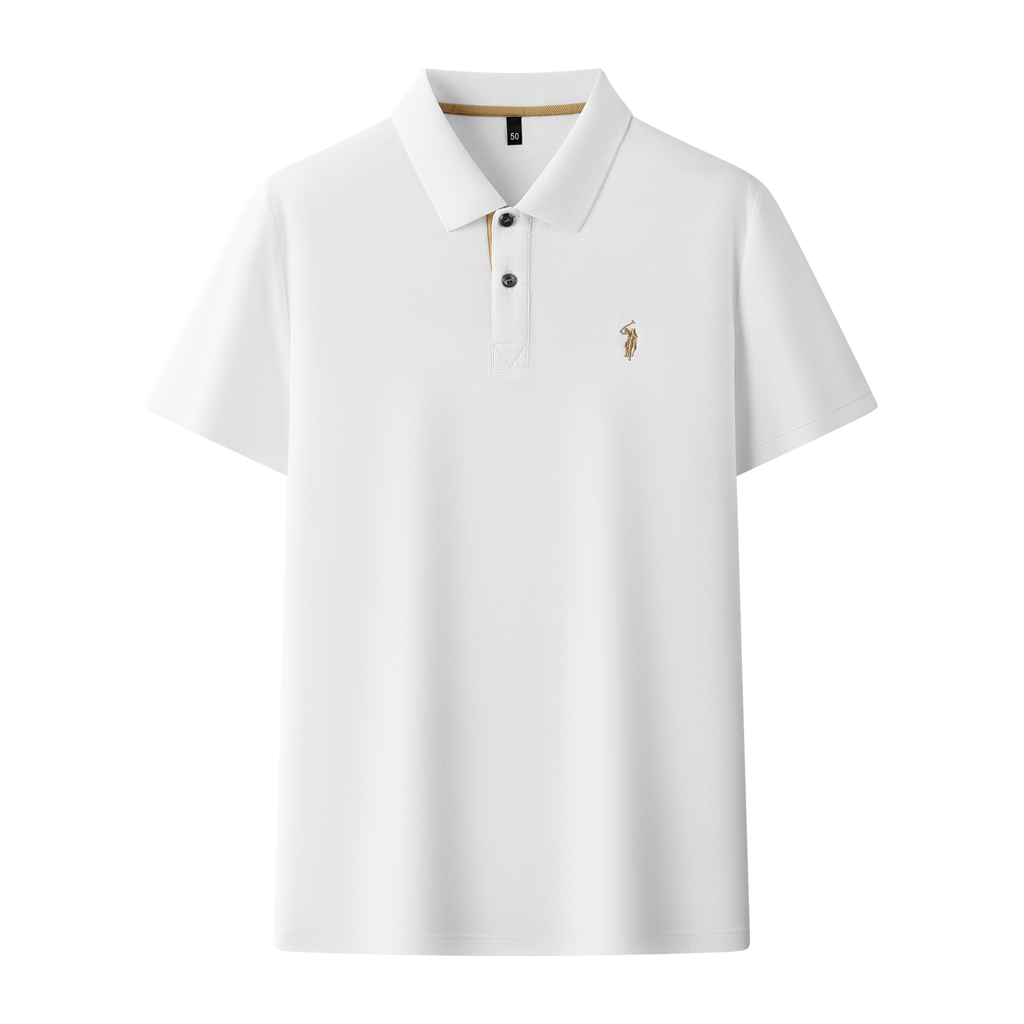 Men's Premium 220GSM Hexagonal Pearl Mercerized Cotton Polo Shirt Embroidered Summer Collection | 8561