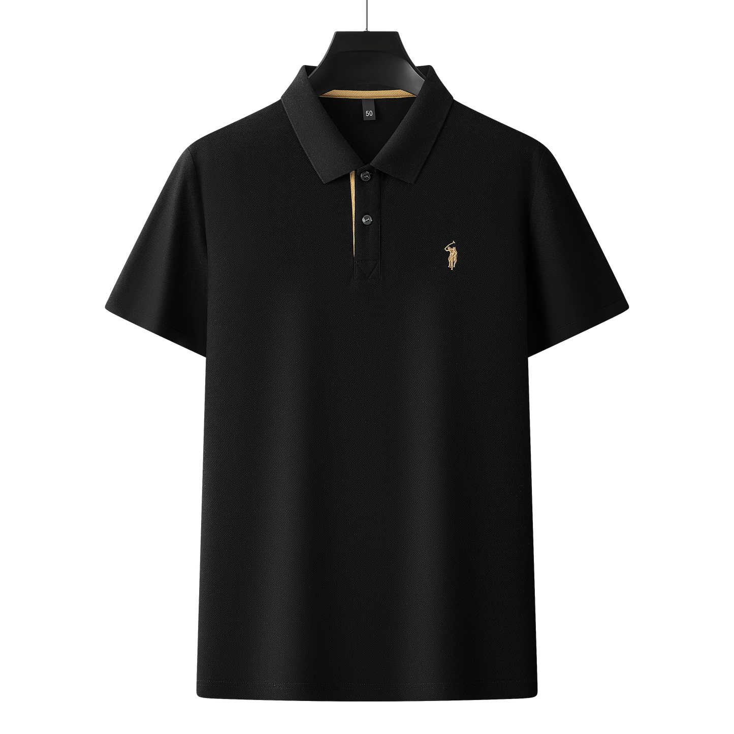 Men's Premium 220GSM Hexagonal Pearl Mercerized Cotton Polo Shirt Embroidered Summer Collection | 8561